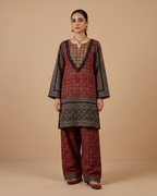 Ajrek Print Co-ord Kurta Set