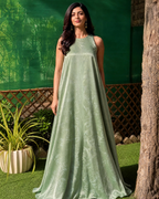 Teal  Shamboz Floral Dress