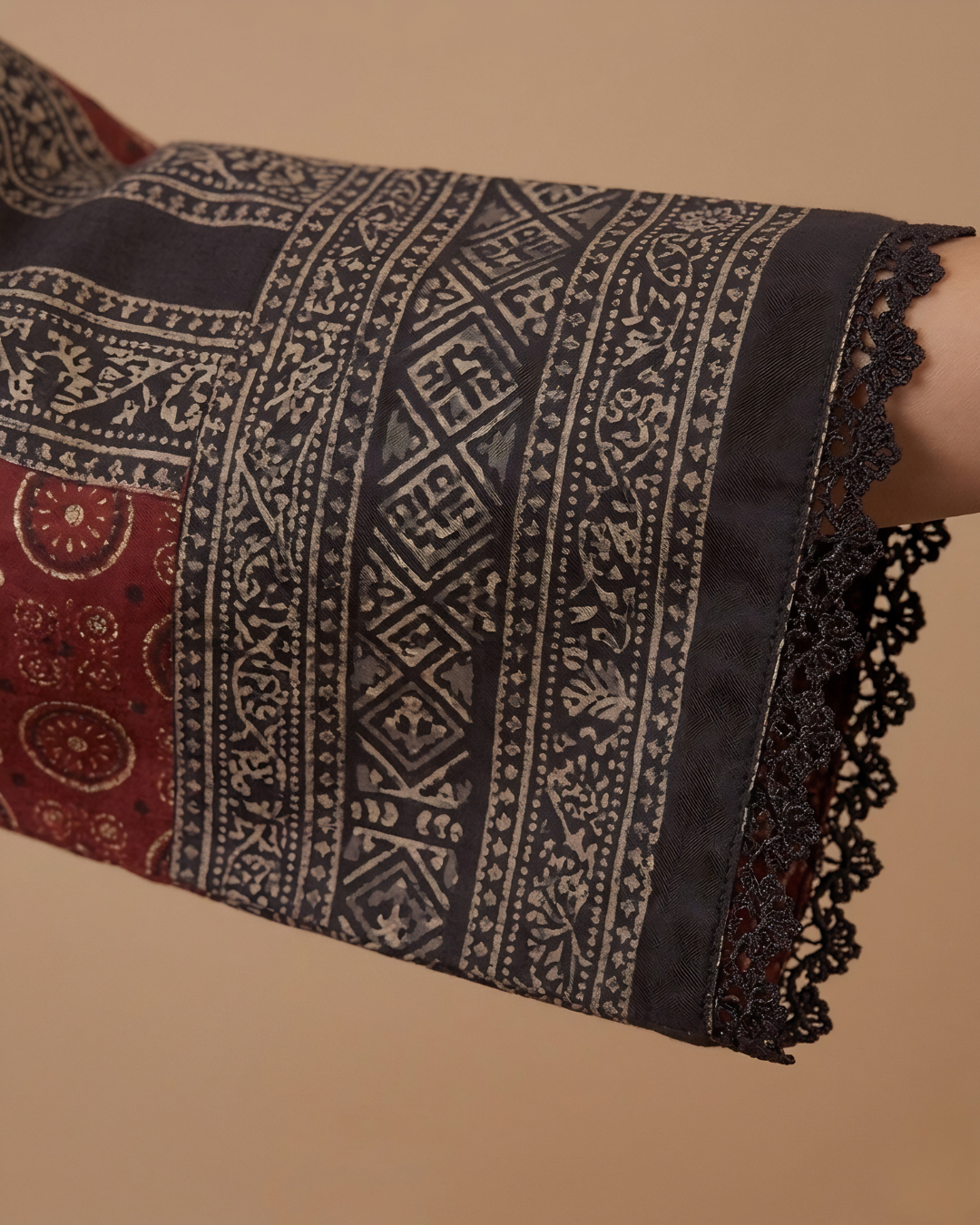 Ajrek Print Co-ord Kurta Set